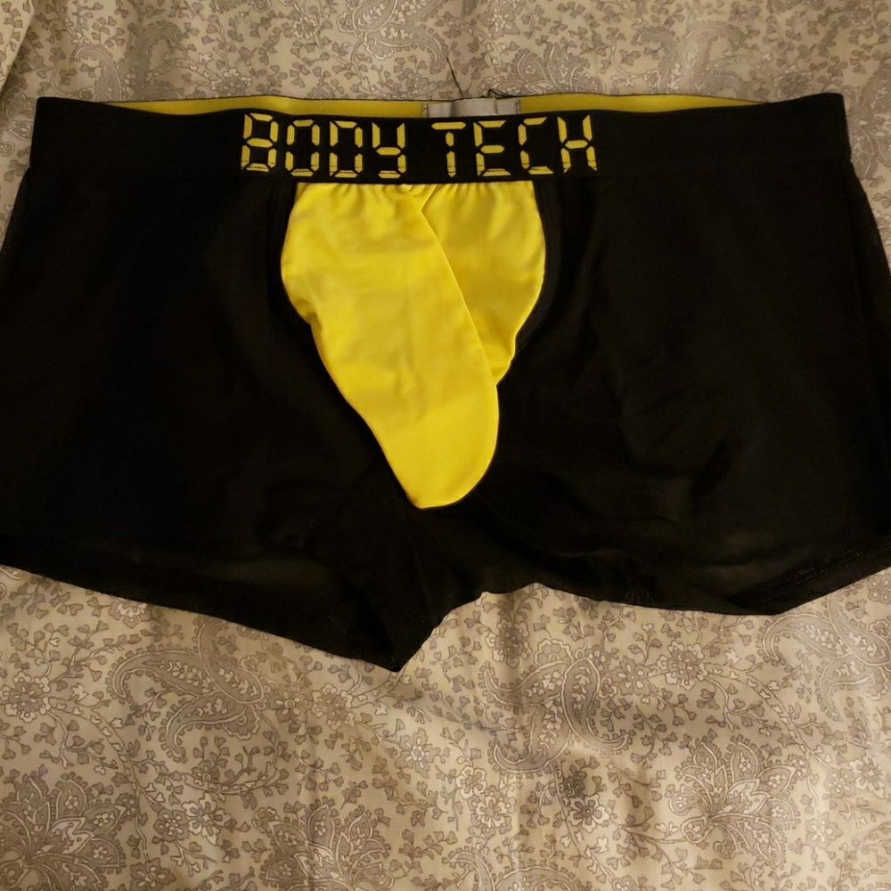 mens trunks mesh except pouch
